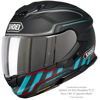 Vizieră cu Efect de Oglindă SHOEI CNS-1C pentru Casca Moto GT-Air 3 · Argintiu  - 9