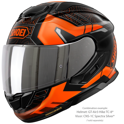 Vizieră cu Efect de Oglindă SHOEI CNS-1C pentru Casca Moto GT-Air 3 · Argintiu  - 11