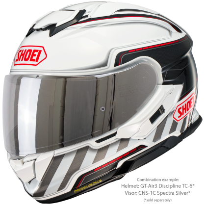 Vizieră cu Efect de Oglindă SHOEI CNS-1C pentru Casca Moto GT-Air 3 · Argintiu  - 10