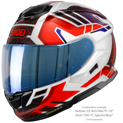 Vizieră cu Efect de Oglindă SHOEI CNS-1C pentru Casca Moto GT-Air 3 · ALBASTRU  - 11