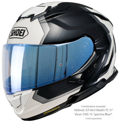 Vizieră cu Efect de Oglindă SHOEI CNS-1C pentru Casca Moto GT-Air 3 · ALBASTRU  - 4