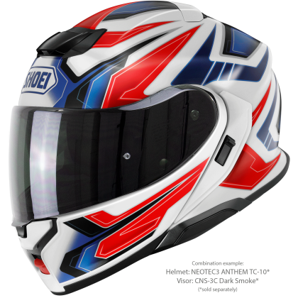 Vizieră Fumurie SHOEI CNS-3C pentru Casca Moto Neotec 3 · Gri Închis  - 4