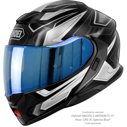 Vizieră cu Efect de Oglindă SHOEI CNS-3C pentru Casca Moto Neotec 3 · Albastru  - 3