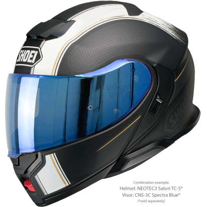 Vizieră cu Efect de Oglindă SHOEI CNS-3C pentru Casca Moto Neotec 3 · Albastru  - 6