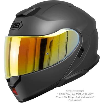 Vizieră cu Efect de Oglindă SHOEI CNS-3C pentru Casca Moto Neotec 3 · Portocaliu  - 13