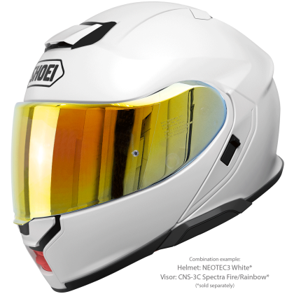 Vizieră cu Efect de Oglindă SHOEI CNS-3C pentru Casca Moto Neotec 3 · Portocaliu  - 16