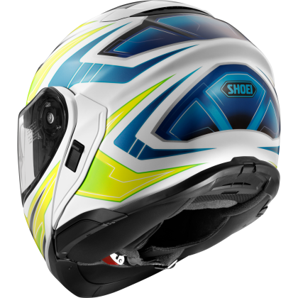 Cască Moto Flip-Up SHOEI NEOTEC 3 ANTHEM TC-3 · Albastru / Verde / Alb / Galben  - 1