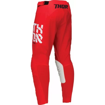 Pantaloni Enduro - Cross THOR LAUNCHMODE Forge · Negru / Roșu / Alb  - 3