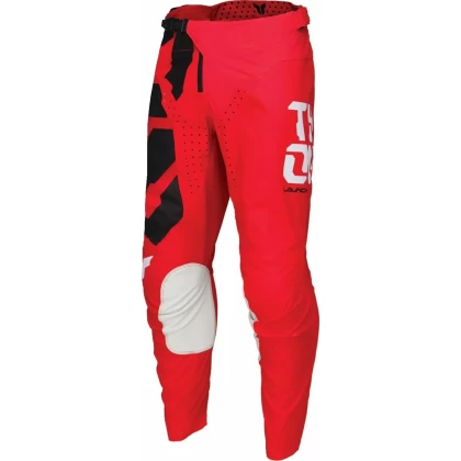 Pantaloni Enduro - Cross THOR LAUNCHMODE Forge · Negru / Roșu / Alb  - 2