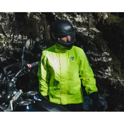 Geacă Moto de Ploaie din Textil REVIT CYCLONE 4 H2O · Negru  - 2