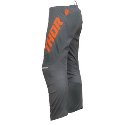 Pantaloni Enduro - Cross THOR YOUTH SECTOR CHECKER · Gri / Portocaliu  - 1