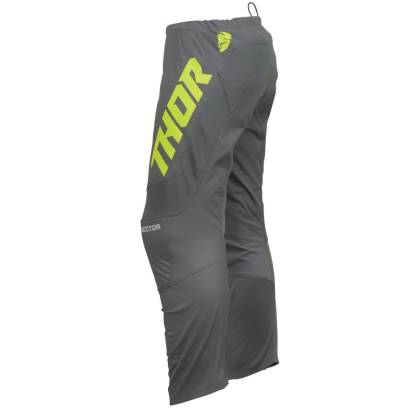 Pantaloni Enduro - Cross THOR YOUTH SECTOR CHECKER · Gri / Verde-fluo  - 1