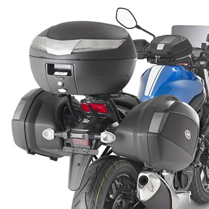 Geantă Moto GIVI V40NT 40L · Negru / Fumuriu  - 1