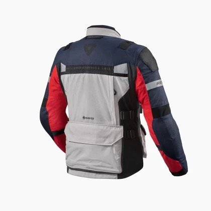 Geacă Moto din Textil GoreTex REVIT DEFENDER 3 GTX · Albastru / Roșu  - 1