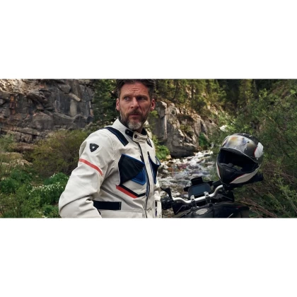 Geacă Moto din Textil GoreTex REVIT VERTICAL GTX · Albastru  - 2