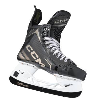 Patine Hochei Jucător, Senior, CCM TACKS XF PRO Regular · Negru / Auriu  - 1