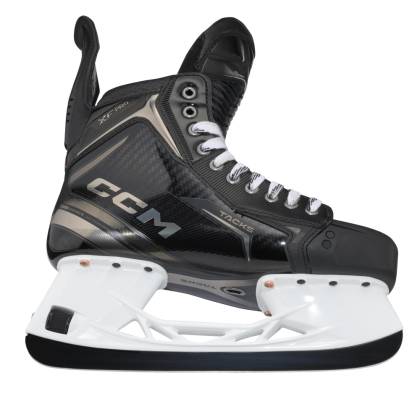 Patine Hochei Jucător, Intermediar, CCM TACKS XF PRO Conică · Negru / Auriu  - 2