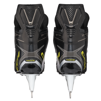 Patine Hochei Jucător, Youth, CCM TACKS XF PRO Regular · Negru / Galben / Auriu  - 4