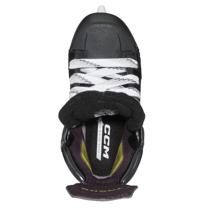 Patine Hochei Jucător, Youth, CCM TACKS XF PRO Regular · Negru / Galben / Auriu  - 5