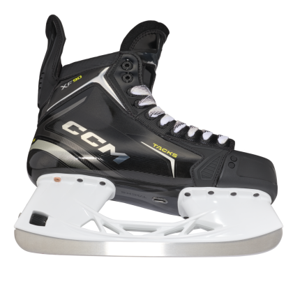 Patine Hochei Jucător, Intermediar, CCM TACKS XF 90 Regular · Negru / Auriu / Galben  - 2