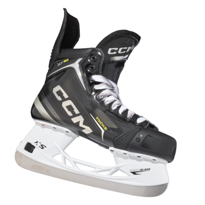 Patine Hochei Jucător, Intermediar, CCM TACKS XF 90 Regular · Negru / Auriu / Galben  - 1