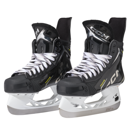 Patine Hochei Jucător, Intermediar, CCM TACKS XF 90 Regular · Negru / Auriu / Galben  - 0