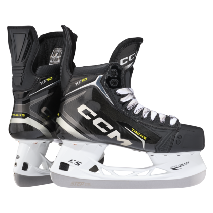 Patine Hochei Jucător, Intermediar, CCM TACKS XF 90 Regular · Negru / Auriu / Galben  - 6