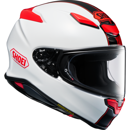 Cască Moto Integrală SHOEI NXR2 BEAUT TC-1 · Negru / Roșu / Alb  - 3