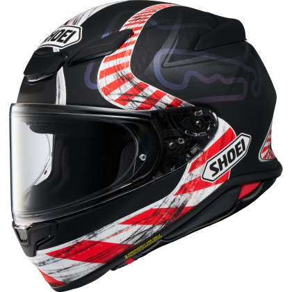 Cască Moto Integrală SHOEI NXR2 KNEE DOWN TC-5 · Negru / Roșu / Alb  - 0