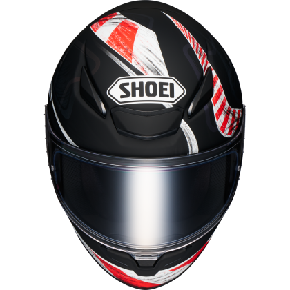 Cască Moto Integrală SHOEI NXR2 KNEE DOWN TC-5 · Negru / Roșu / Alb  - 2