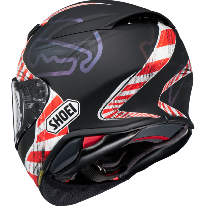 Cască Moto Integrală SHOEI NXR2 KNEE DOWN TC-5 · Negru / Roșu / Alb  - 1