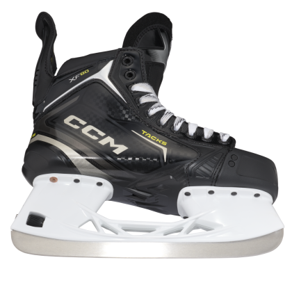 Patine Hochei Jucător, Intermediar, CCM TACKS XF 80 Lată · Negru / Auriu / Galben  - 2