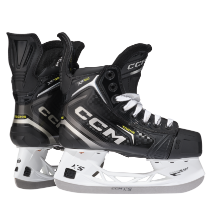 Patine Hochei Jucător, Junior, CCM TACKS XF 80 Regular · Negru / Auriu / Galben  - 6
