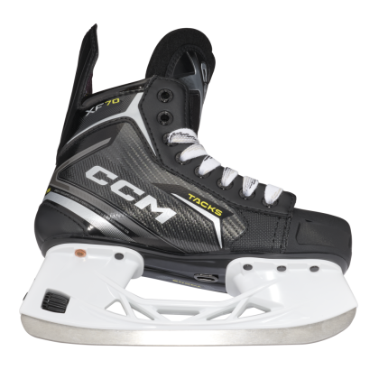 Patine Hochei Jucător, Junior, CCM TACKS XF 70 Regular · Negru / Gri / Galben  - 2