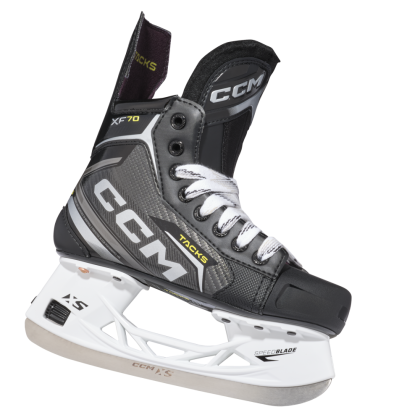 Patine Hochei Jucător, Junior, CCM TACKS XF 70 Regular · Negru / Gri / Galben  - 1