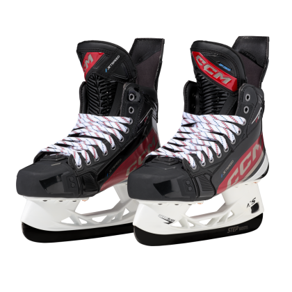 Patine Hochei Jucător, Intermediar, CCM JETSPEED FT6 PRO Conică · Negru / Auriu / Roșu  - 0