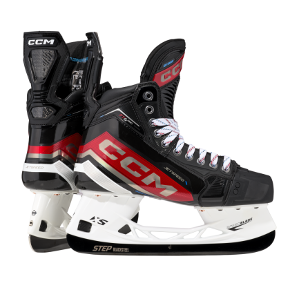 Patine Hochei Jucător, Intermediar, CCM JETSPEED FT6 PRO Conică · Negru / Auriu / Roșu  - 6