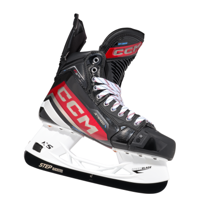 Patine Hochei Jucător, Intermediar, CCM JETSPEED FT6 PRO Conică · Negru / Auriu / Roșu  - 1