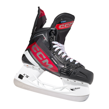 Patine Hochei Jucător, Intermediar, CCM JETSPEED FT6 Lată  · Negru / Roșu  - 1