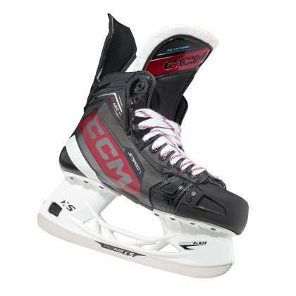 Patine Hochei Jucător, Intermediar, CCM JETSPEED FT680 Regular · Negru / Roșu  - 1