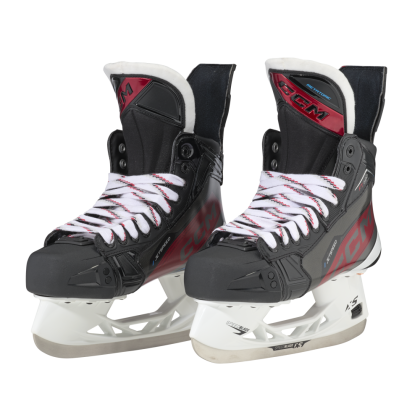 Patine Hochei Jucător, Intermediar, CCM JETSPEED FT680 Lată · Negru / Roșu  - 0