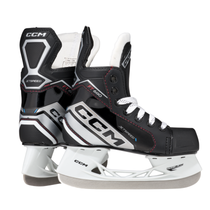 Patine Hochei Jucător, Youth, CCM JETSPEED FT680 Regular · Negru /  Gri  - 6
