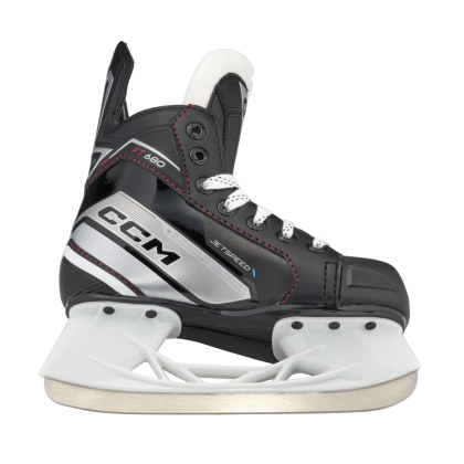 Patine Hochei Jucător, Youth, CCM JETSPEED FT680 Regular · Negru /  Gri  - 2