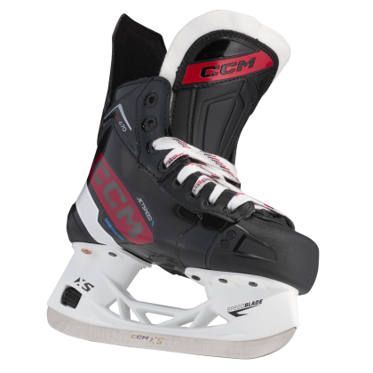 Patine Hochei Jucător, Junior, CCM JETSPEED FT670 Regular · Negru / Roșu  - 1