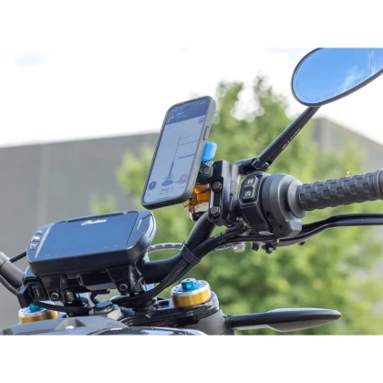 Suport Telefon Moto QUAD LOCK® cu Prindere pe Suport Manetă Ambreiaj / Frâna  - 1