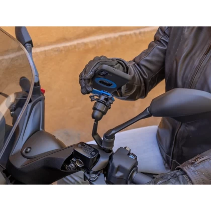 Suport Telefon Moto / Scooter QUAD LOCK® cu Prindere pe Oglindă  - 5