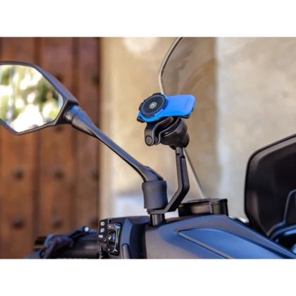 Suport Telefon Moto / Scooter QUAD LOCK® cu Prindere pe Oglindă  - 1