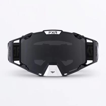 Ochelari Snowmobil FXR RACING PILOT · Negru / Alb  - 1