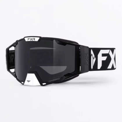 Ochelari Snowmobil FXR RACING PILOT · Negru / Alb  - 0