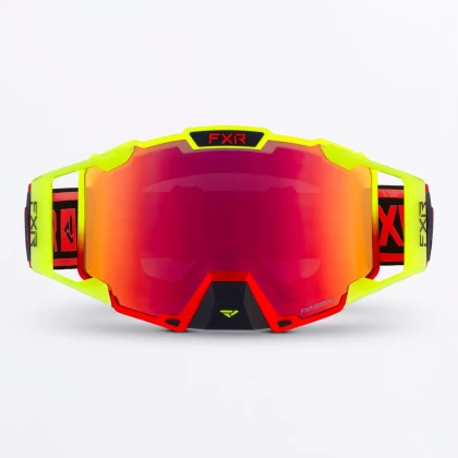 Ochelari Snowmobil FXR RACING PILOT IGNITION · Galben / Roșu / Negru  - 1